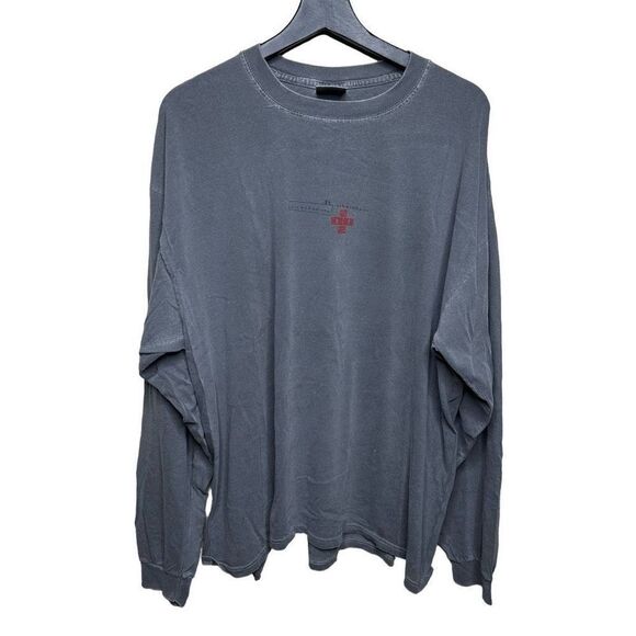 Vintage Y2K 2002 Bumbershoot Overdyed Long Sleeve Shirt XL - Picture 1 of 4